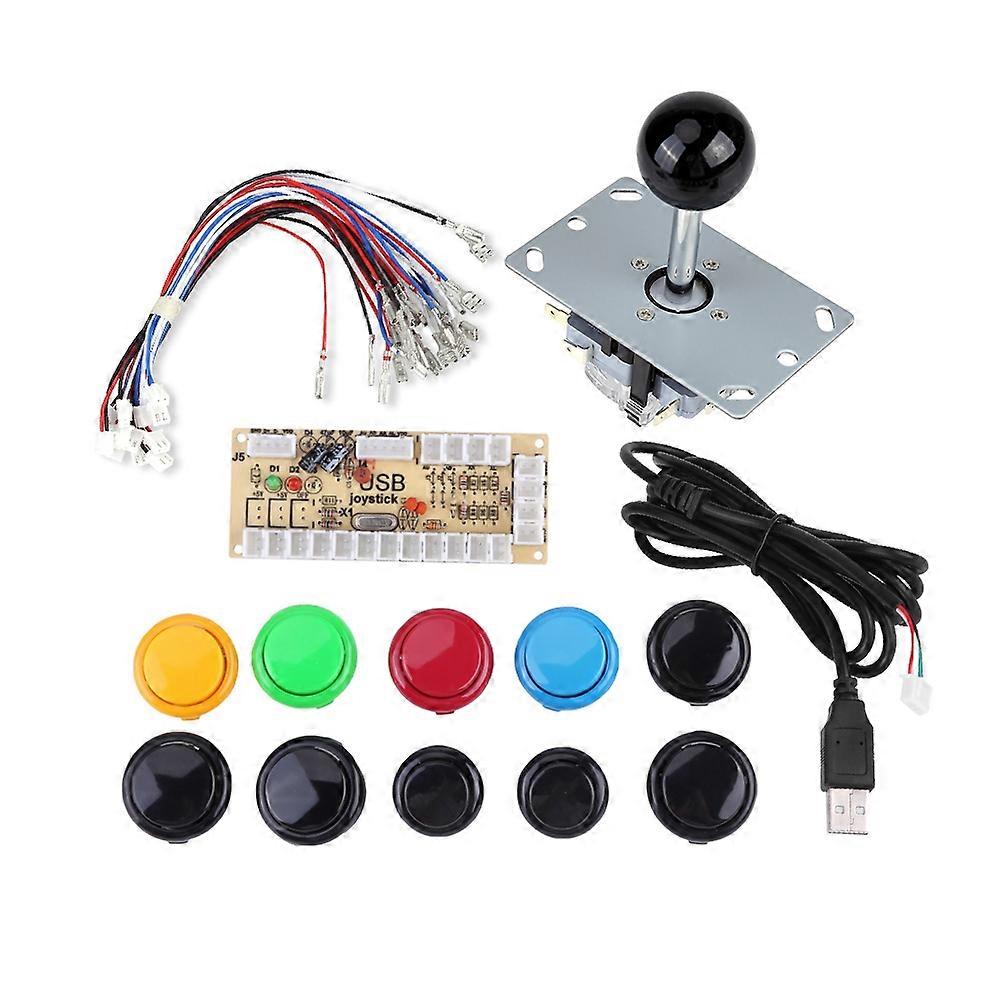 Zero Delay Arcade Game DIY Kits Deler 10 knapper JoyStick USB-koder for MAME PC