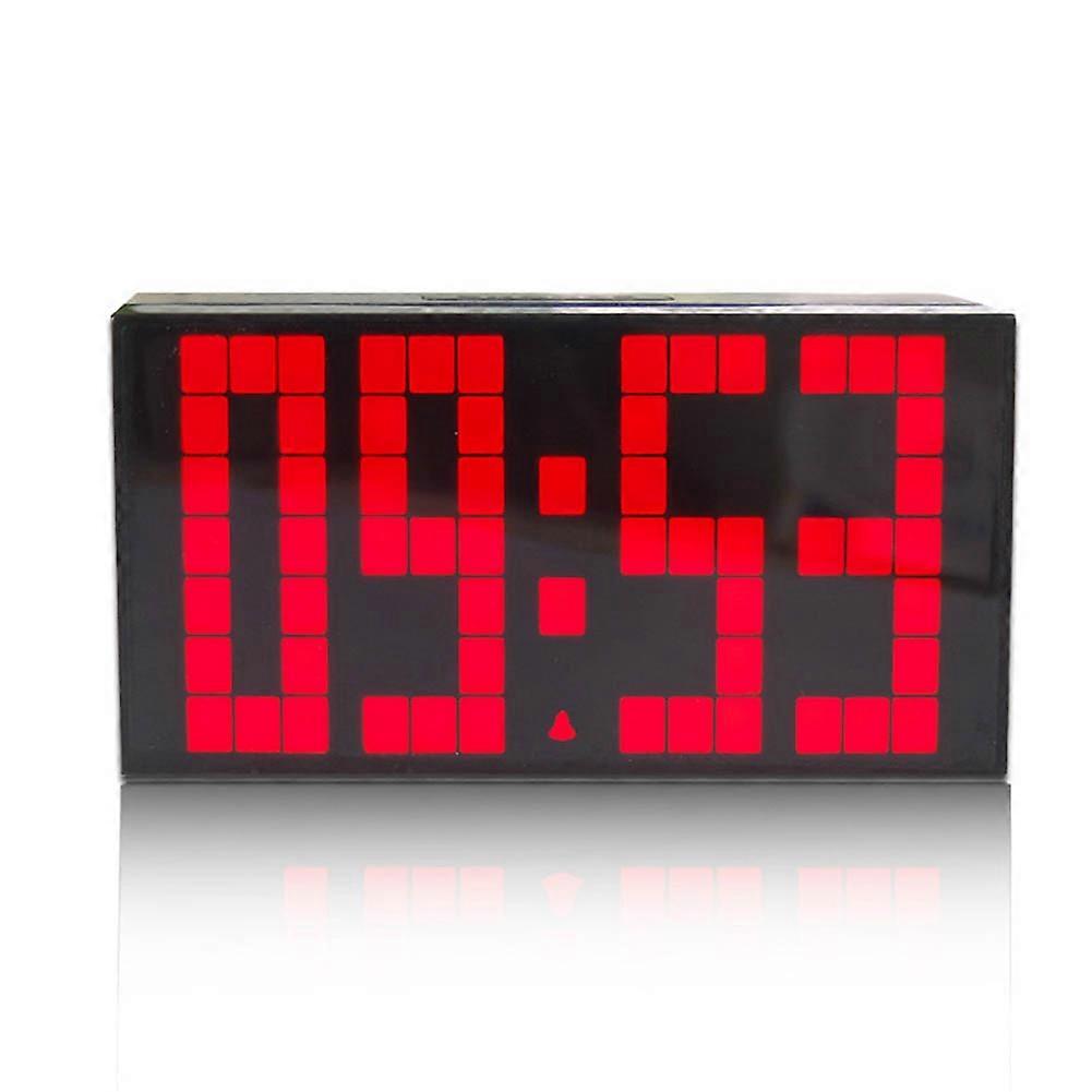 Digital LED Wall Clock Multifunction Desktop Alarm Clock with Calendar Countdown