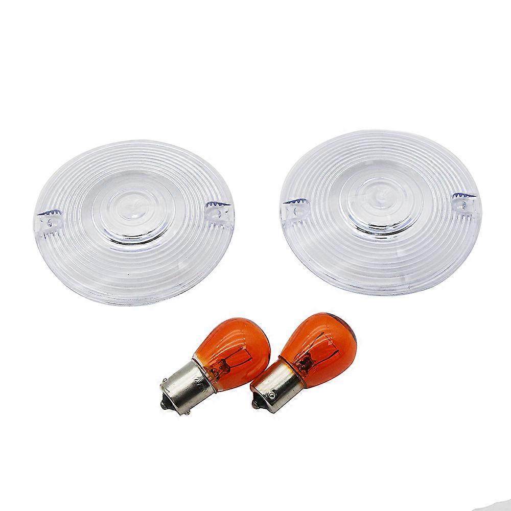 Fsw Motorcycle Turn Signal Lamp Lens Cover For H-arley D-avidson Electra Glide - Flht Classic - Flhtc Heritage Softail - Flst