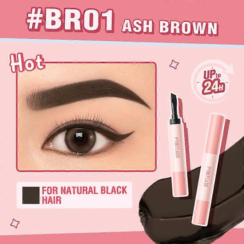 Eyebrow Colour, Waterproof Colour-Developing Eyebrow Cream Long Lasting 24 Hours Eyebrow Pencil Drawing for All Skin Tones