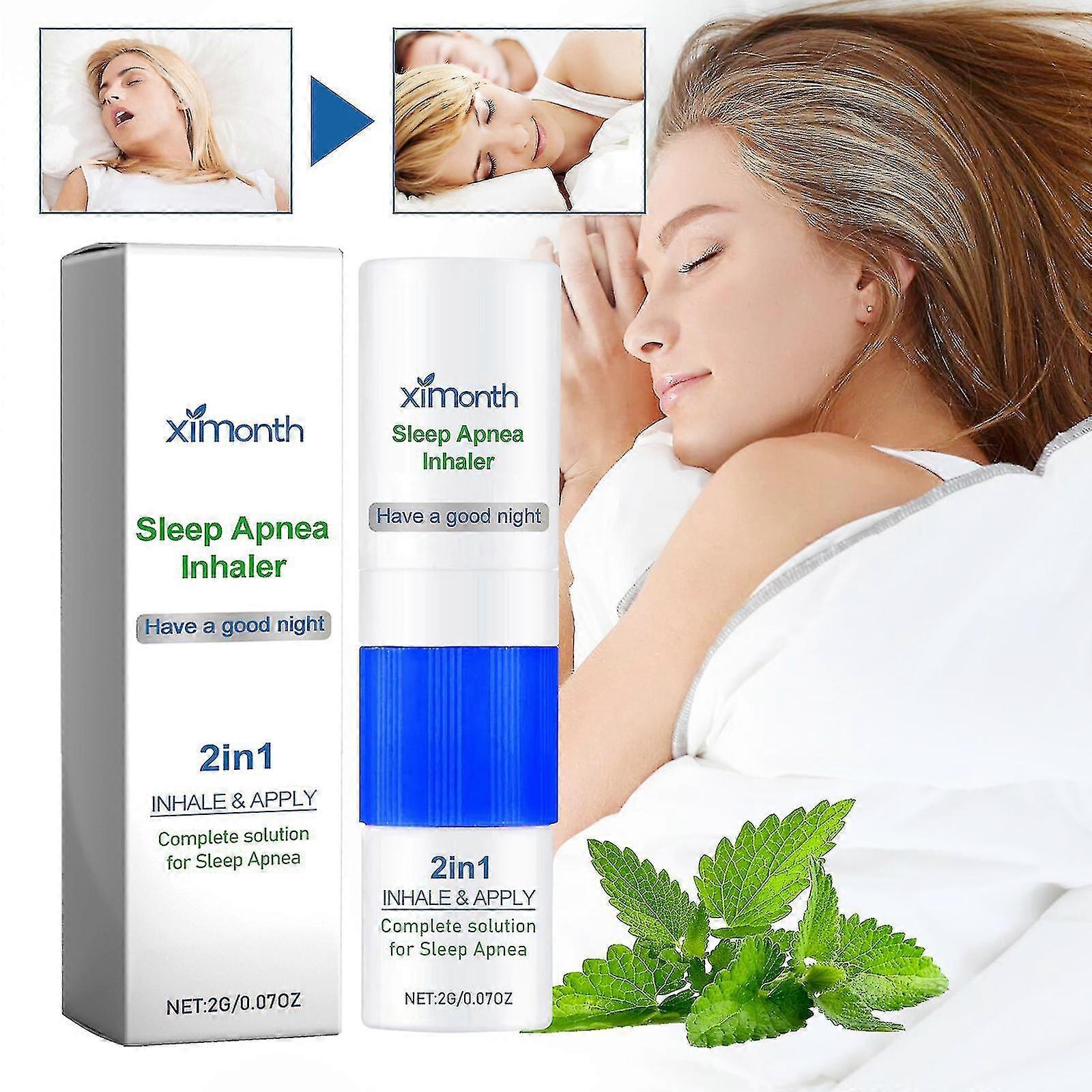 Sleep Apnea Inhaler, Reduce Airway Obstruction & Improve Breathing, Snoring Solution Help Open Throat & Air Passage