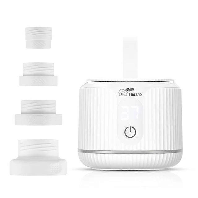 Bebebao Baby Bottle Warmer Portable Wireless Milk Heater 4 Levels Temperature Adjustable With 4pcs Adapters For Outdoor