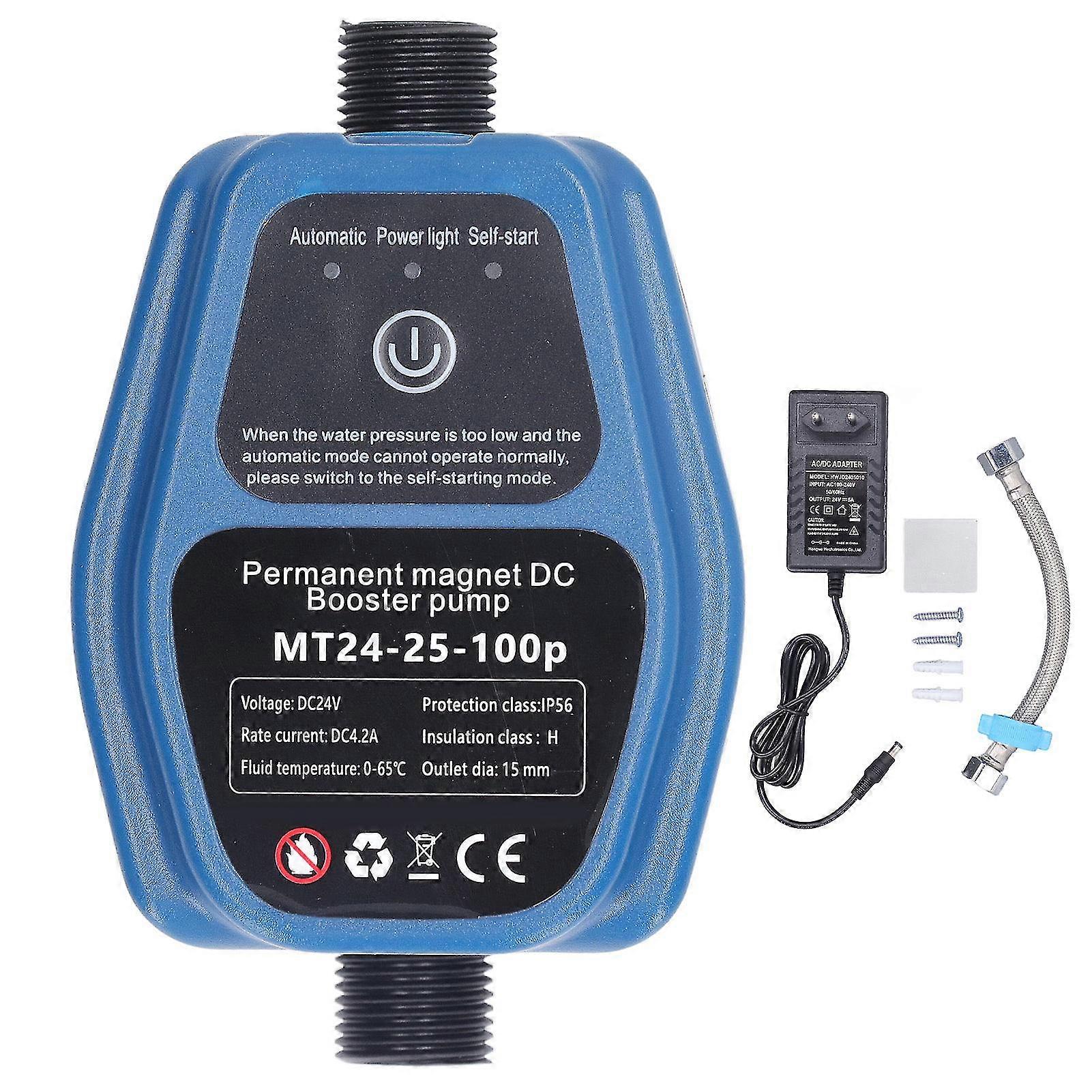 水圧ブースターポンプ 100W 24V 25L IP56 インテリジェントセンシング自動シャワーブースターポンプ 100240V