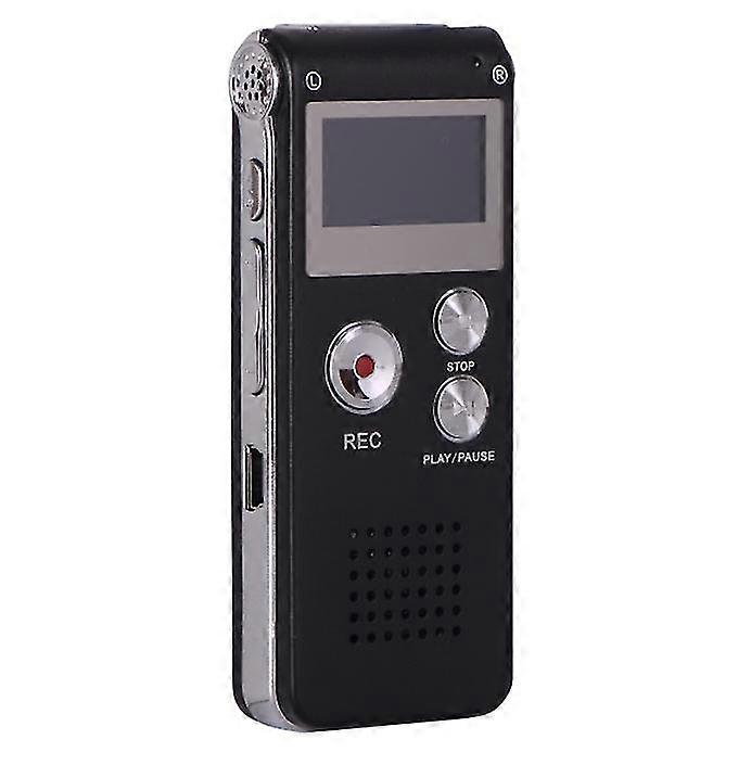 16GB Digital voice recorder,multi-function digital audio and MP3 player,for meetings/interviews/lectures/class(Black)