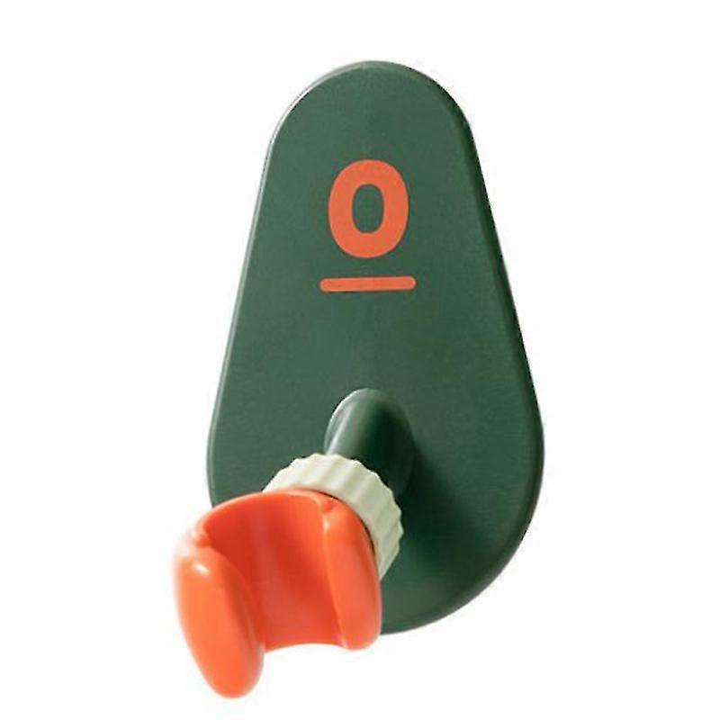 1pc adjustable shower head bracket shower head fixator bathroom supply (green)