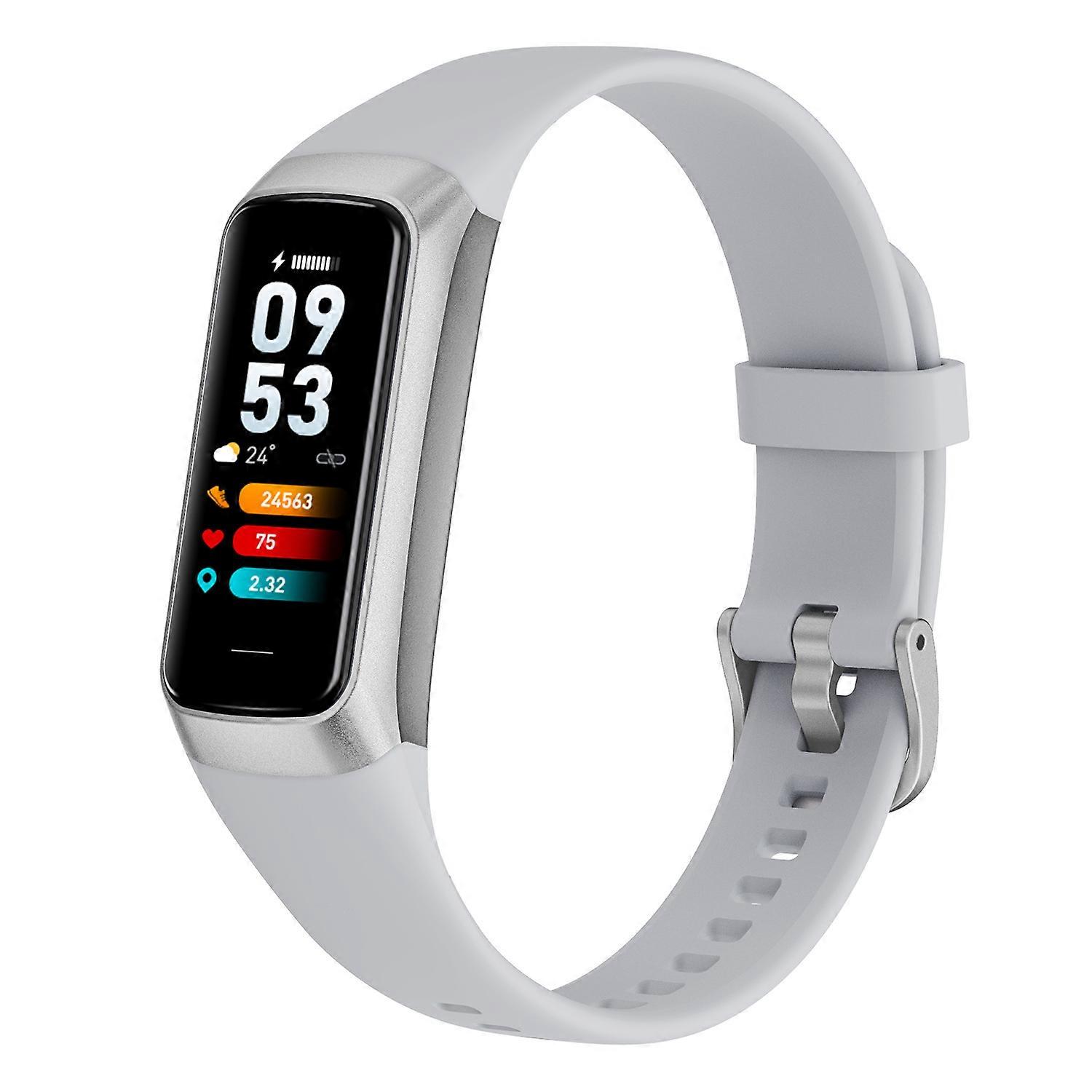 AMOLED blood pressure, blood oxygen, heart rate, body temperature monitoring, C60 smart bracelet for adolescent exercise and health