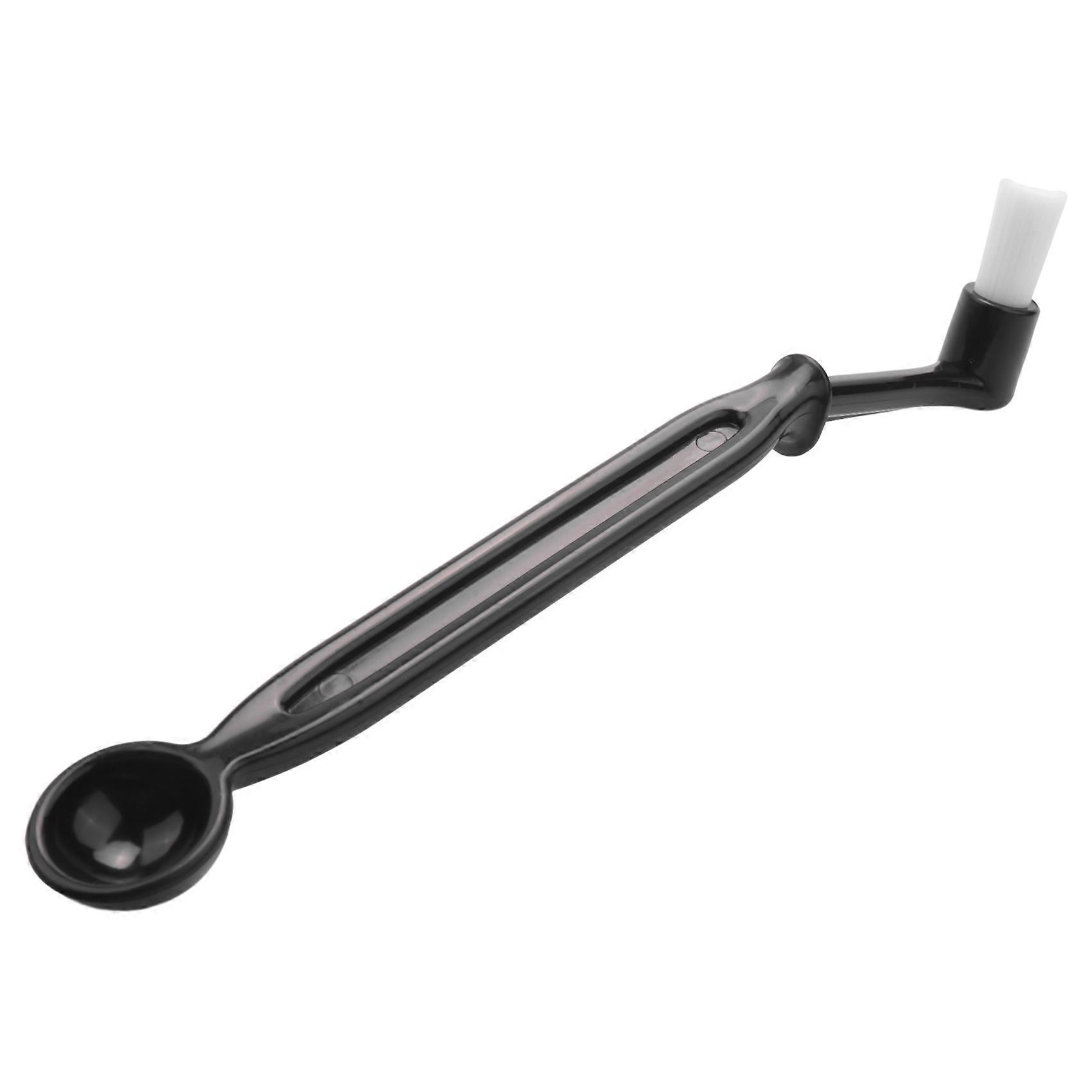 Ensemble de 3 brosses de nettoyage pour machine à café expresso avec cuillère