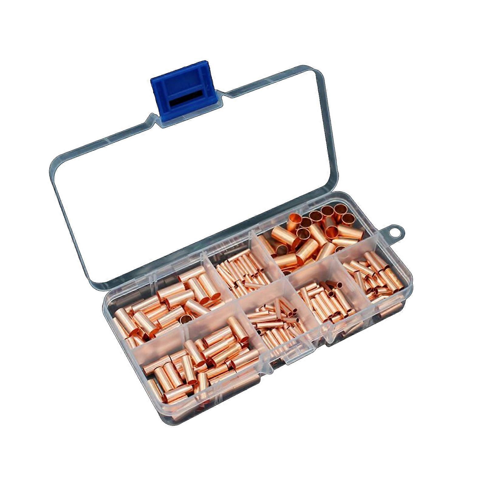 250x النحاس كم أنبوب بعقب تجعيد العقص كابل الأسلاك موصلات المحطات FT