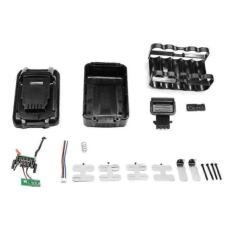 DCB206 Protective Board+Plastic Case for DCB206 20V 21700 Lithium Battery 10 Core Circuit Board Case Kit