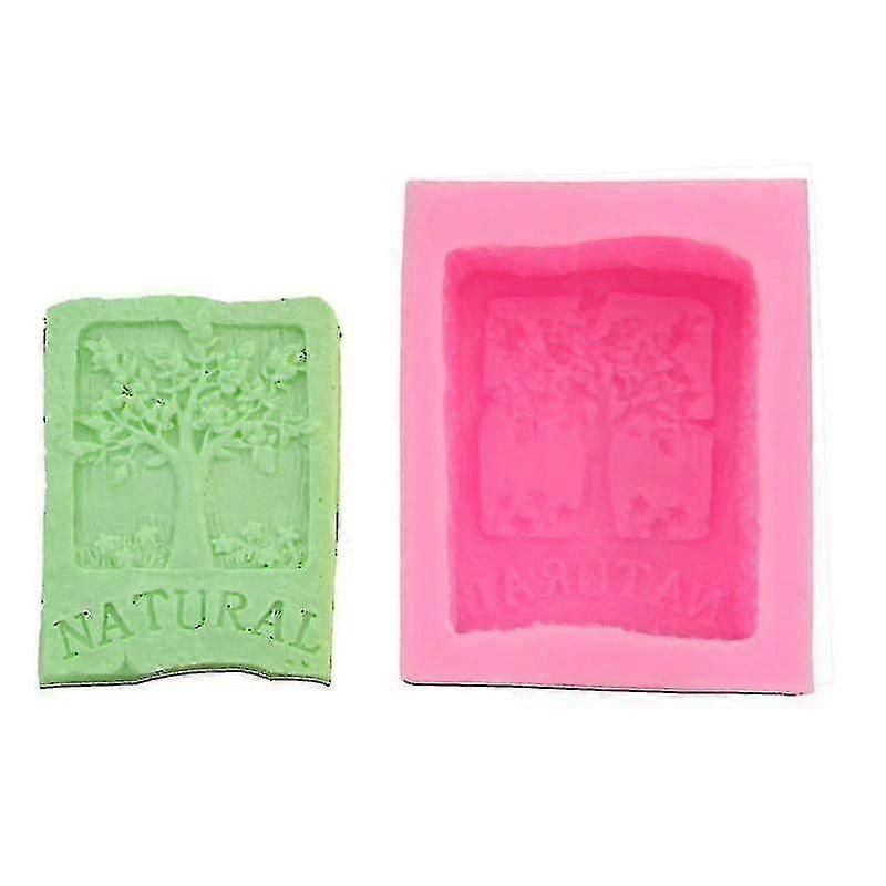 Miniowl-3d Life Tree Natural Silicone Soap Mold Diy