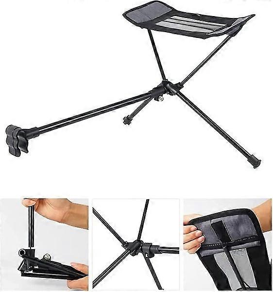 Portable Folding Camping Chair with Retractable Footrest