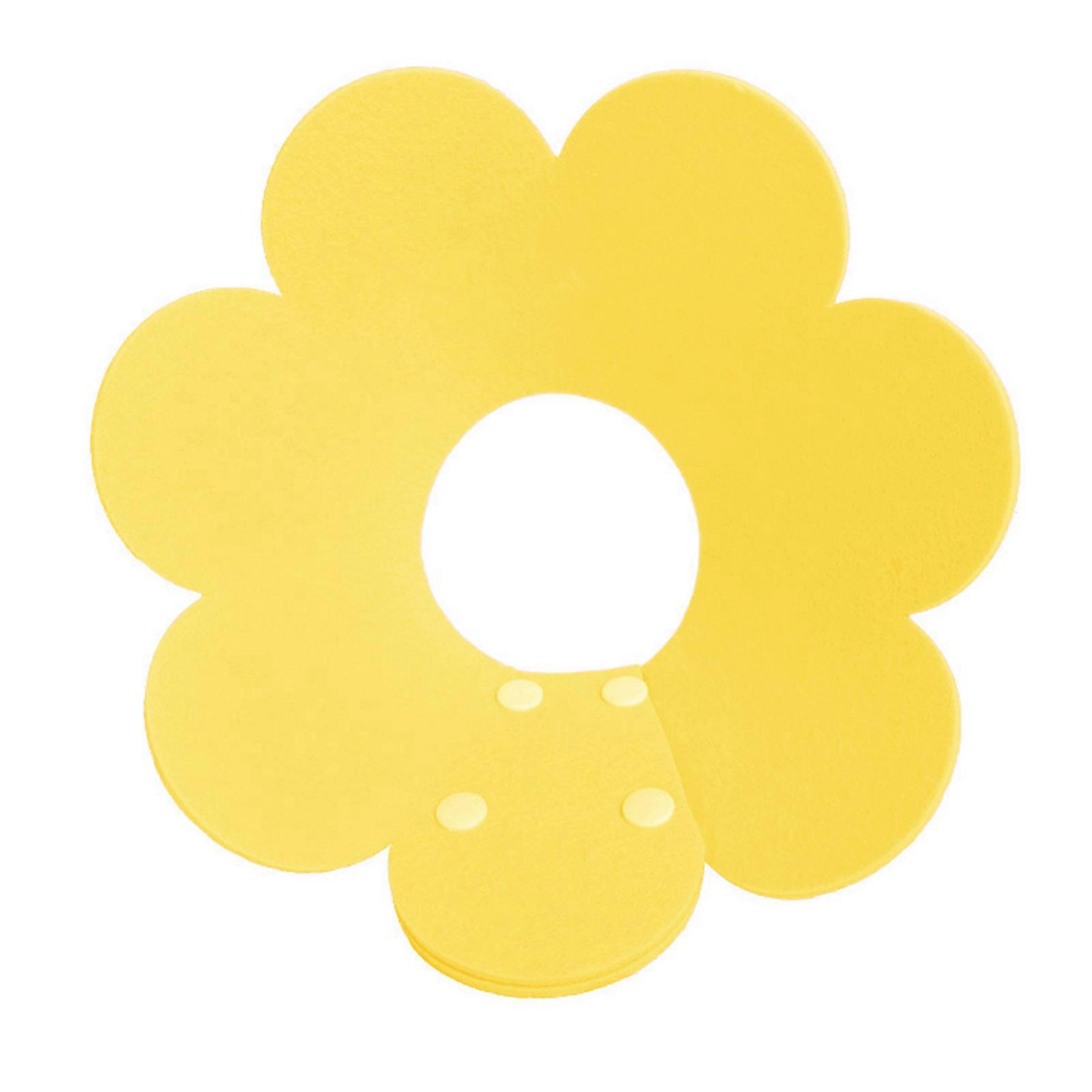 Pet Dog Cat Flower Snap Collar Comfortable and Unobstructed Vision Flower Collars for Accelerate Wound Healing