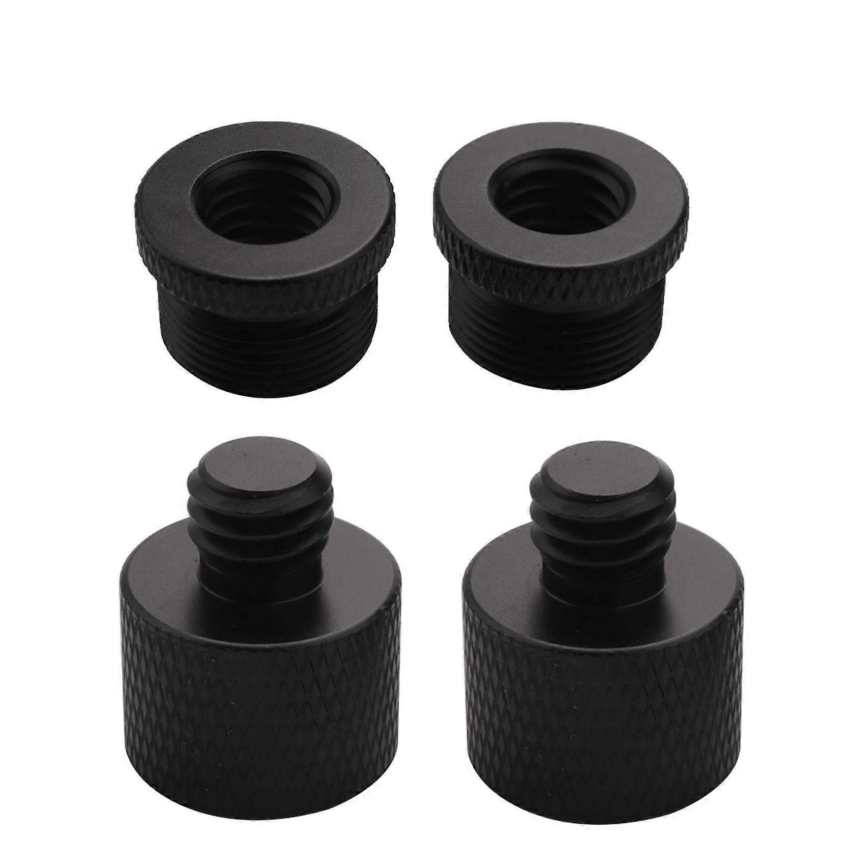 4 Pcs Mic Thread Adapter 5/8 Female to 3/8 Male and 3/8 Female to 5/8 Male Screw Adapter Thread for
