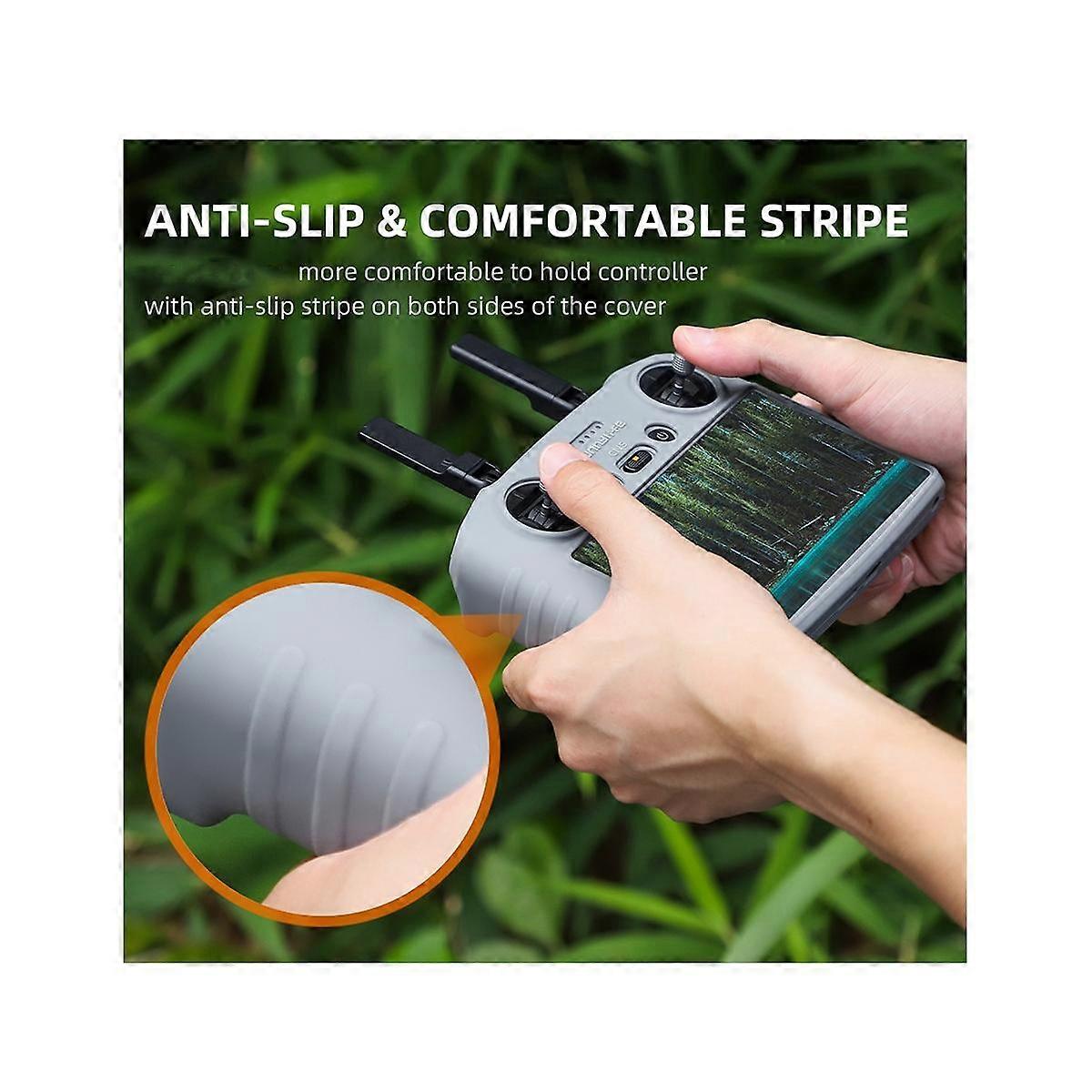 for RC 2 Remote Control Silicone Case Air 3 Drop-Proof and Scratch-Proof Protective Case without C