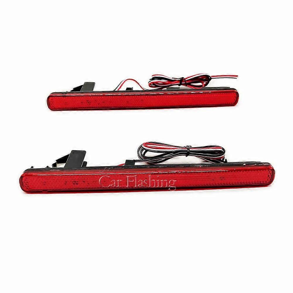 Reflector For Honda Accord 8 MK8 Saloon 2008-2015 EU Version For Acura TSX Sedan 2008 2015 LED Bumper Light Rear Fog Lamp Brake