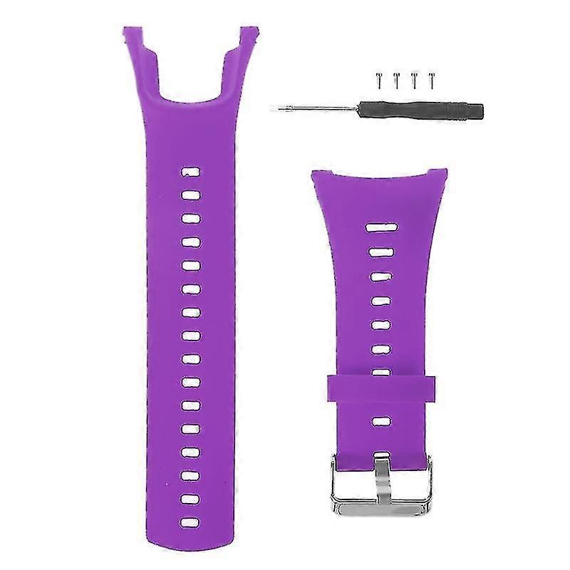 For Suunto Ambit Series 1/2/3 Wristband Wear Resistant Strap Anti-scratch Band Purple