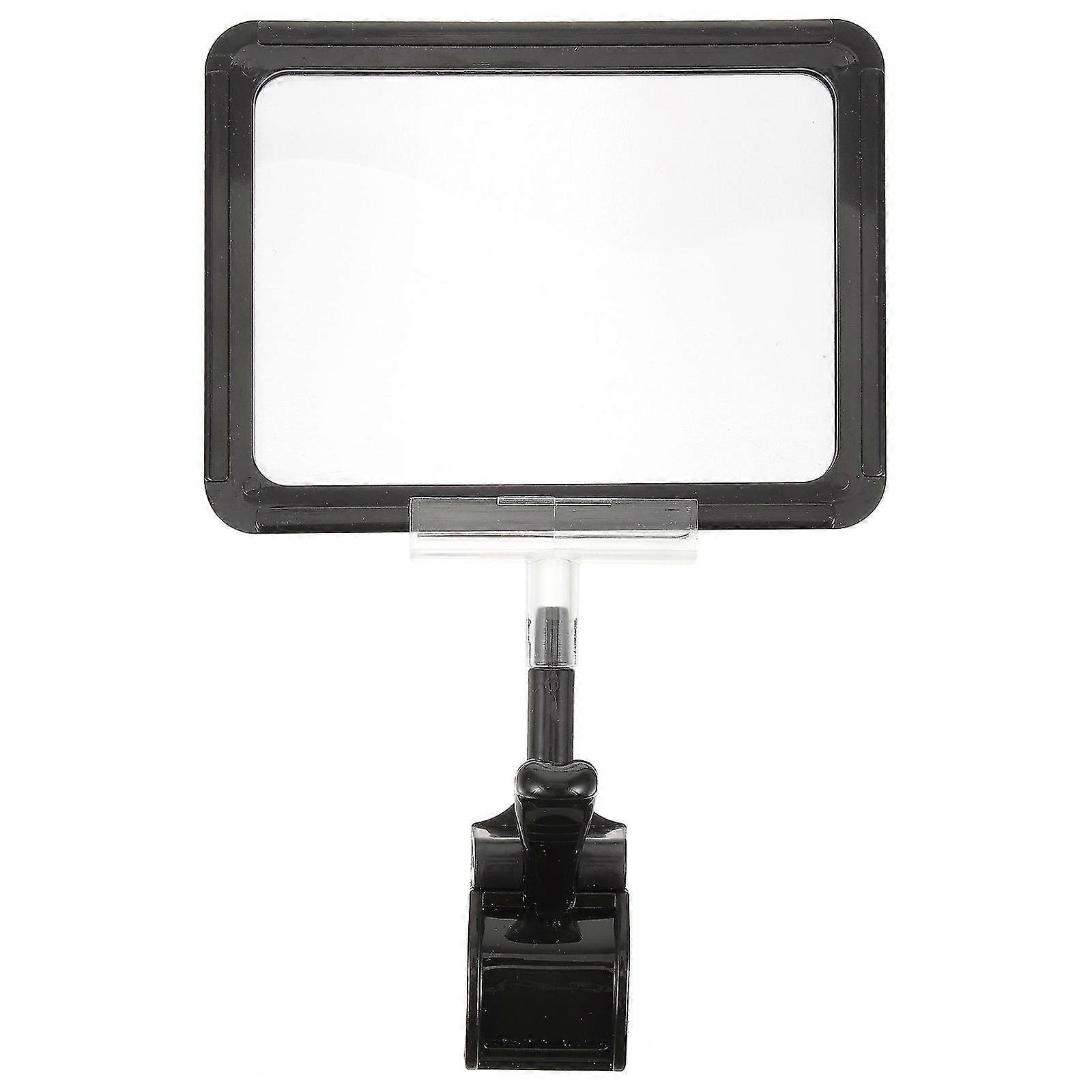 クリップオンサインホルダー調整可能なプラスチックサインホルダー商品サインディスプレイクリップホルダー