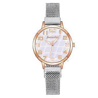 Women Fashion Watch Clock Stainless Steel Casual Dress Wrist Crystal Jewelry