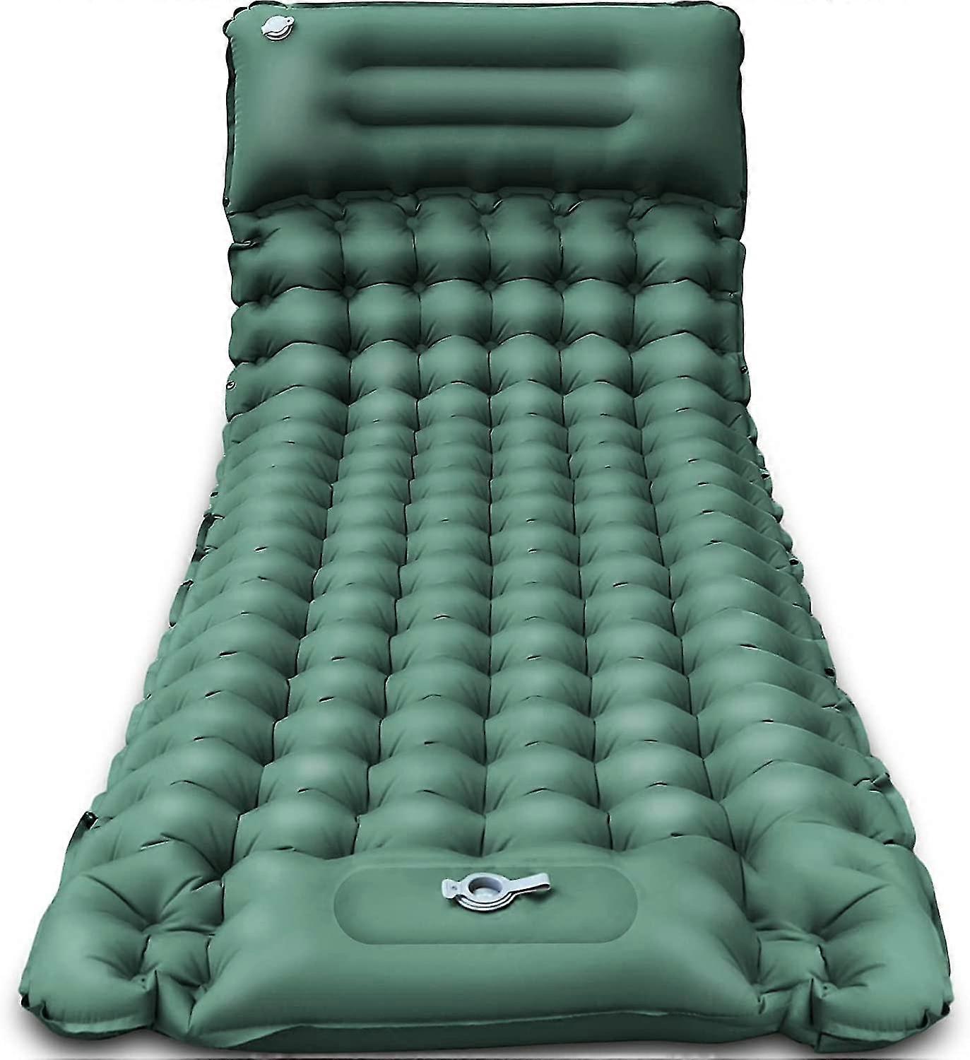 Portable Self-inflating Camping Mattress, Inflatable Mattress With 9cm Thickness, Ultra-light Compact Foldable 1 Person Self-inflating Mattress With P