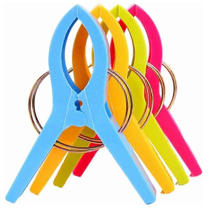 Pack of 8 Plastic Clips Quilt Clothes Clips Sock Hopper Windproof Swimming
