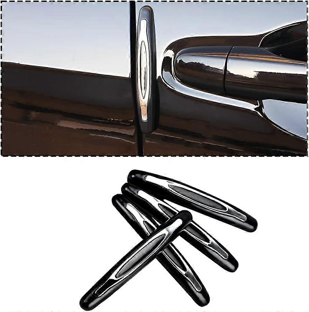 4 Pieces Car Anti-Collision Strips, Automobile Door Rearview Mirror Edge Protection Anti-Rub, Anti-Scratch Car Side Door Protector for All Vehicles (