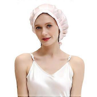 Silk Sleep Cap For Women Hair Care,natural 19 Momme Silk Night