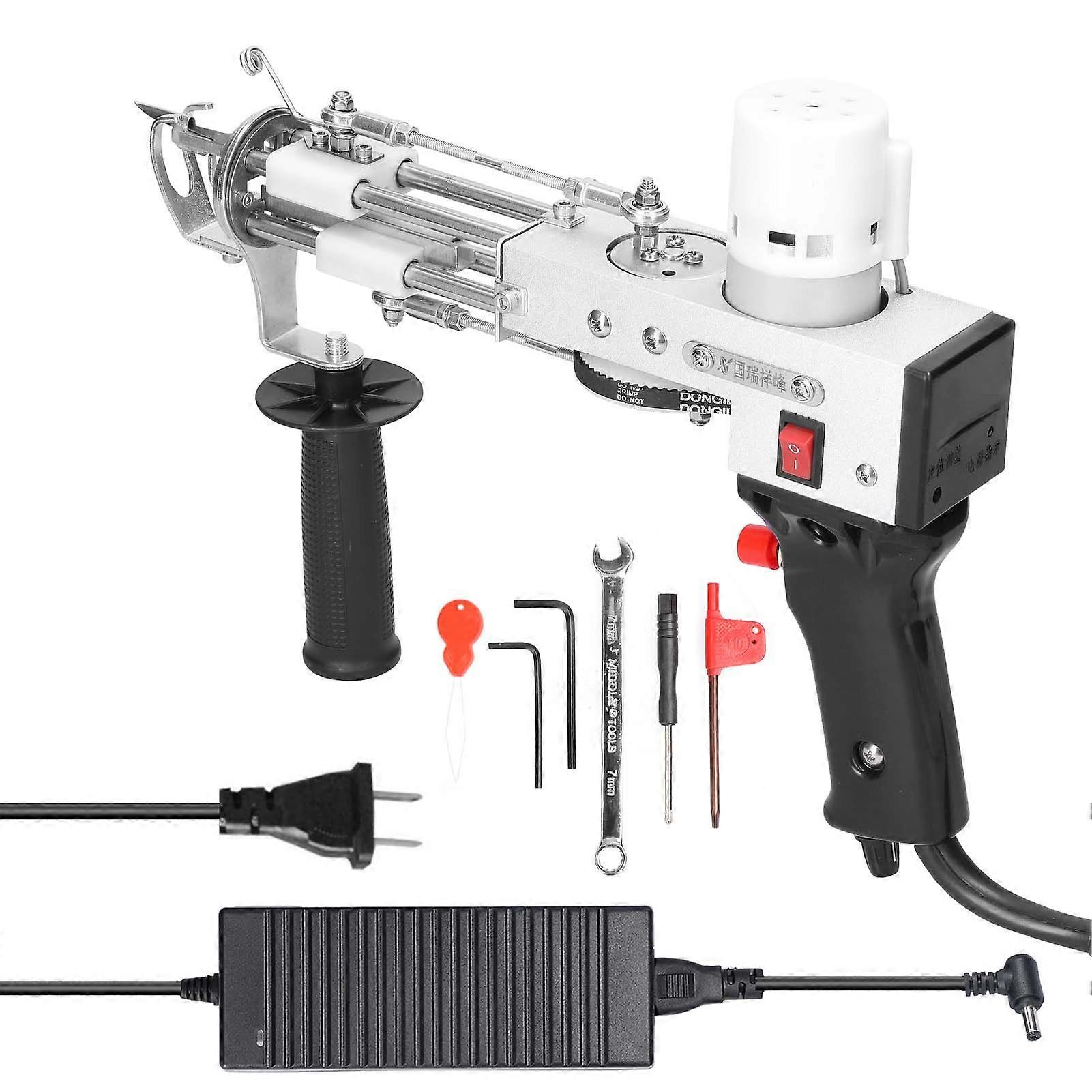 Electric Rug Carpet Tufting Weaving Machine Professional Flocking Device Industrial Embroidery Tool Loop-Pile Knitting Equipment