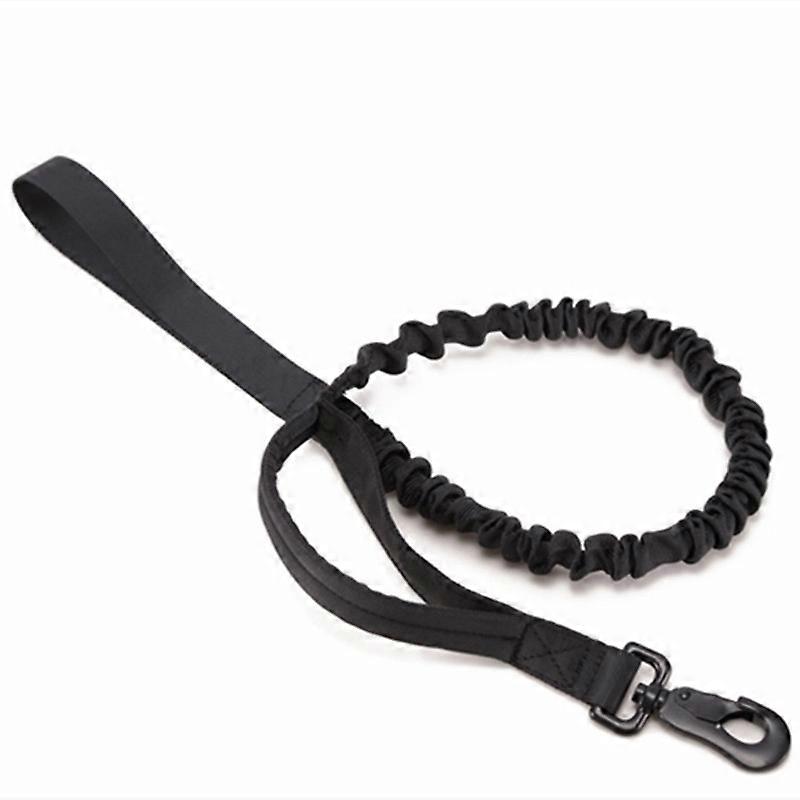 MIMIGO Bungee Dog Leash Tactical Dog Leash Nylon Adjustable Tactical Leash for Dogs Quick Release Military Dog Leash with 2 Control Handle