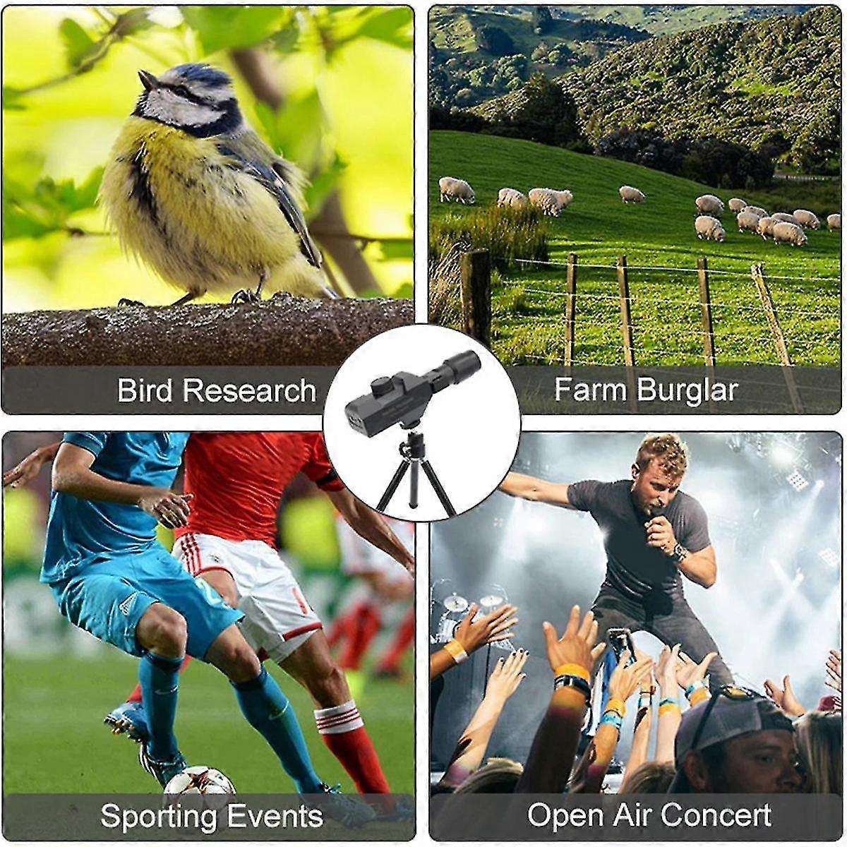 Wifi Digital Telescope 70x Large Aperture Objective Lens 2mp Photos Videos Mobile-detective Positioning Monocular