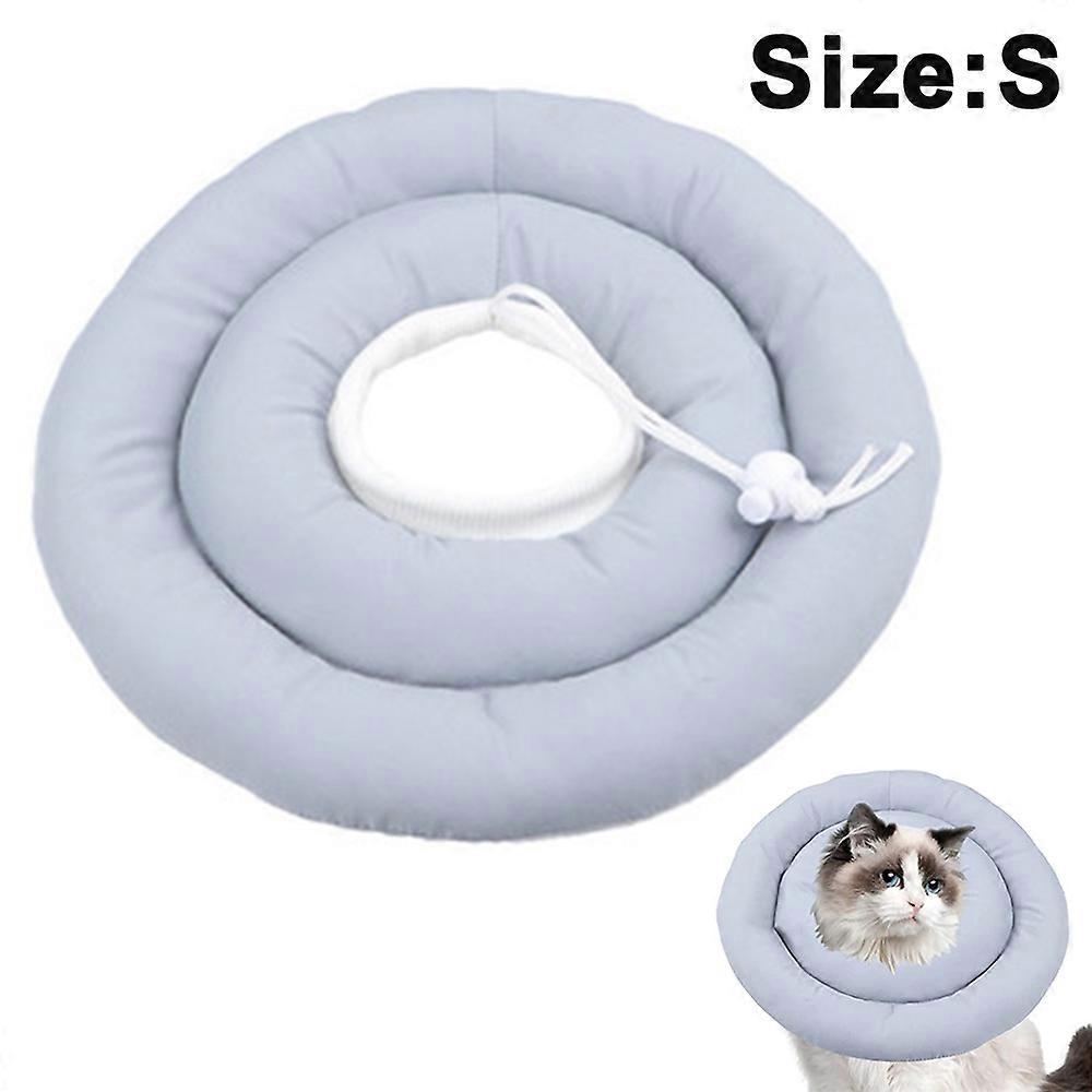 Fong Fong Comfy UFO Pet Recovery Collar, Water-Resistant Soft Adjustable Protective Collar After Surgery for Dogs and Cats, Collar Safe Anti-bite UFO