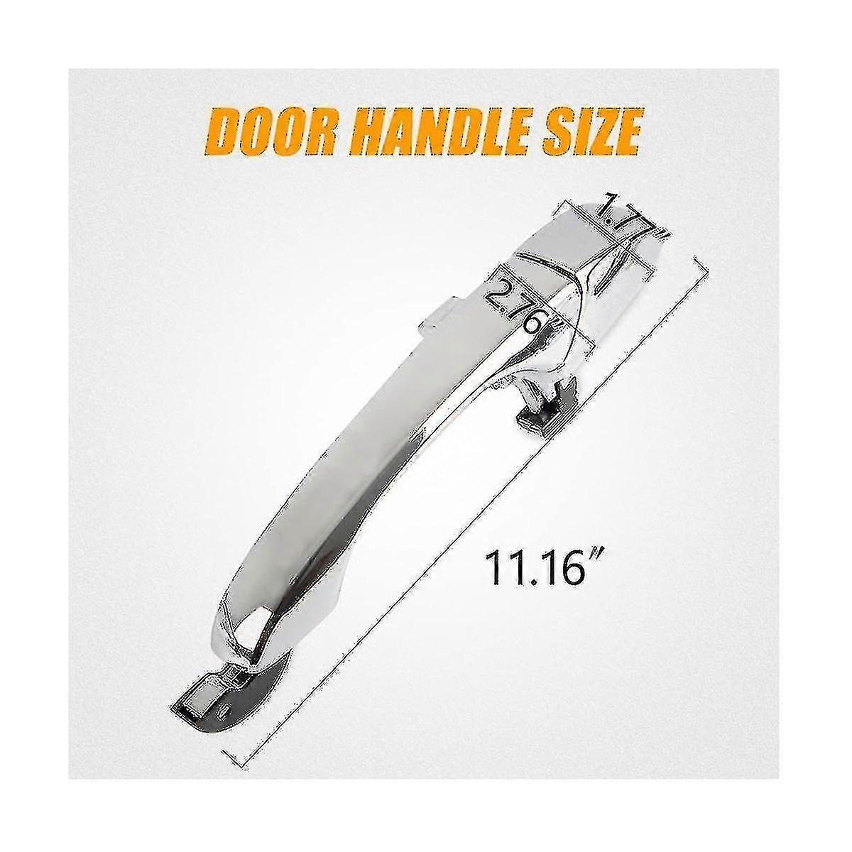 Poignée De Porte Extérieure Arrière Droite Chromée – Compatible Chrysler 300, Dodge Magnum & Charger (2005-2010)
