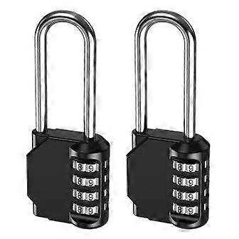 2PCS Dial Digit Padlock Security Alloy Combination Code Number Lock Padlock Lock for Drawer Cabinet Gym