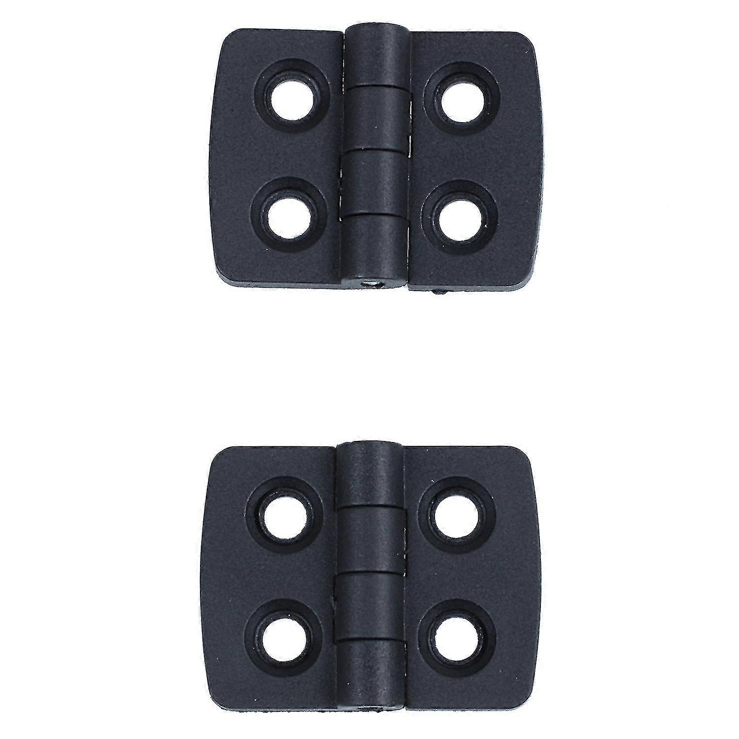 10pcs Reincompatibleced Black Plastic Door Hinges 40mm X 30mm