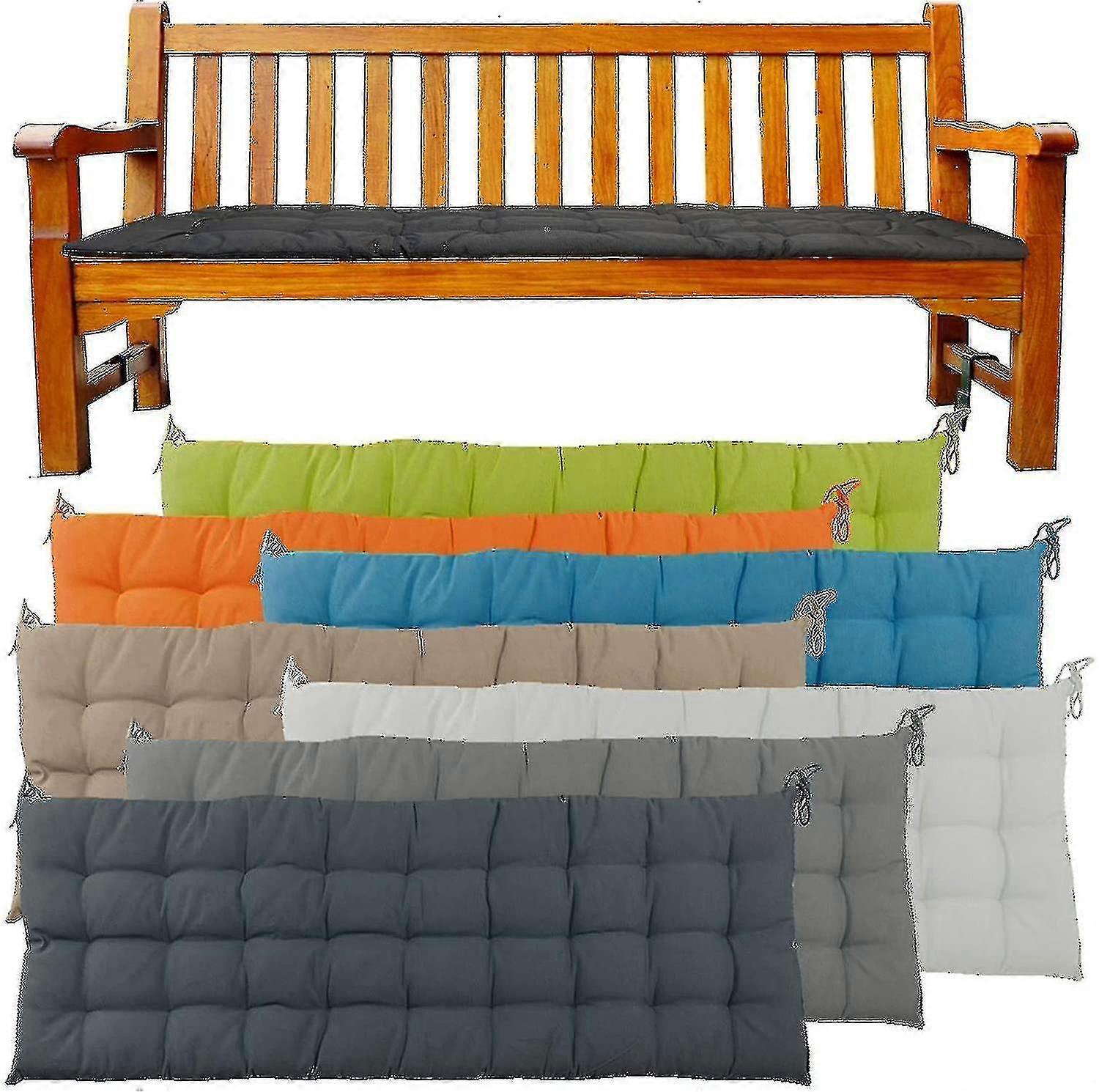 وسادة مقعد وسادة مقعد 120 سم × 48 سم × 4 سم أكوا