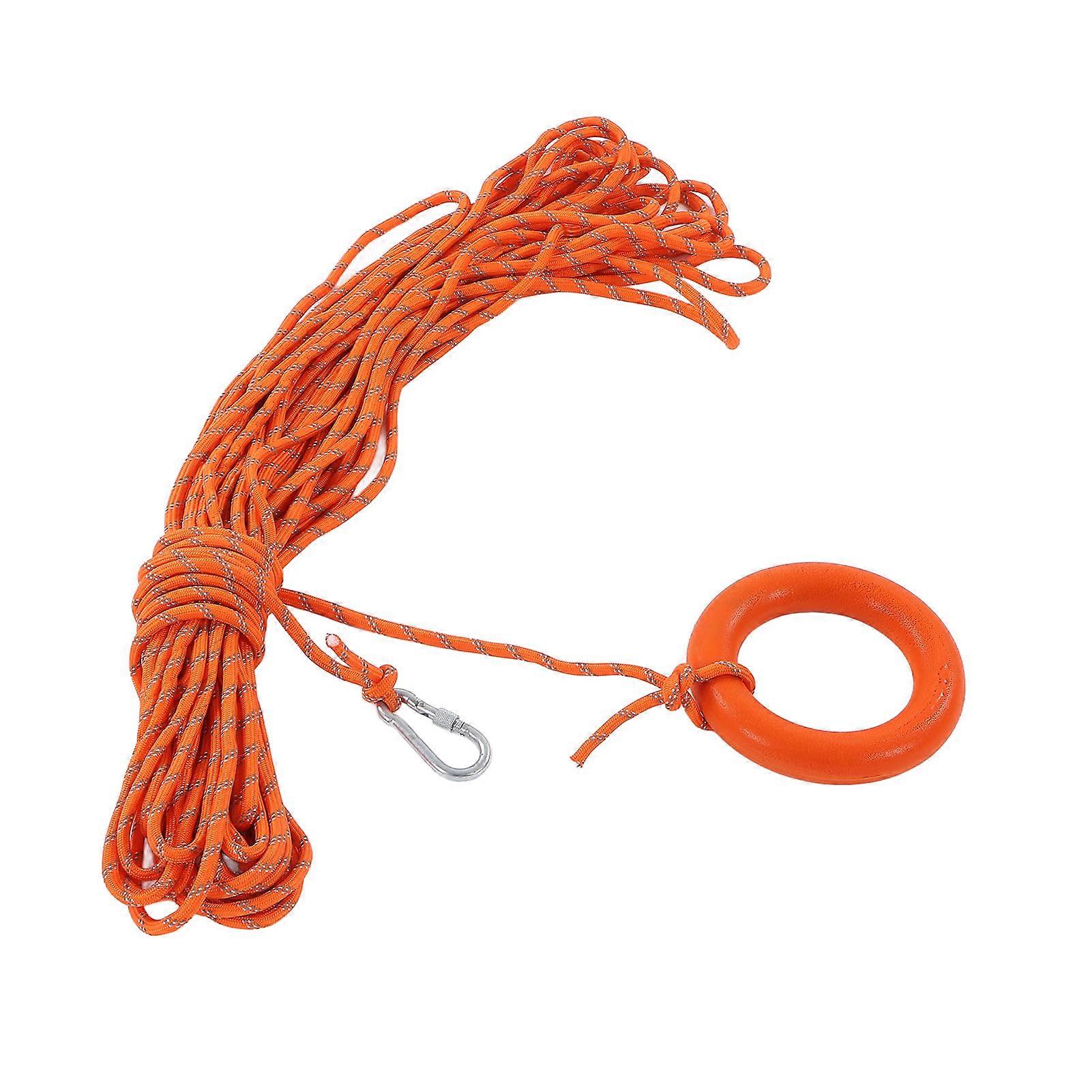Floating Lifesaving Rope 30meter Outdoor Professional Reflective Floatable Throwing Rope Lifeguard for Swimming Boating