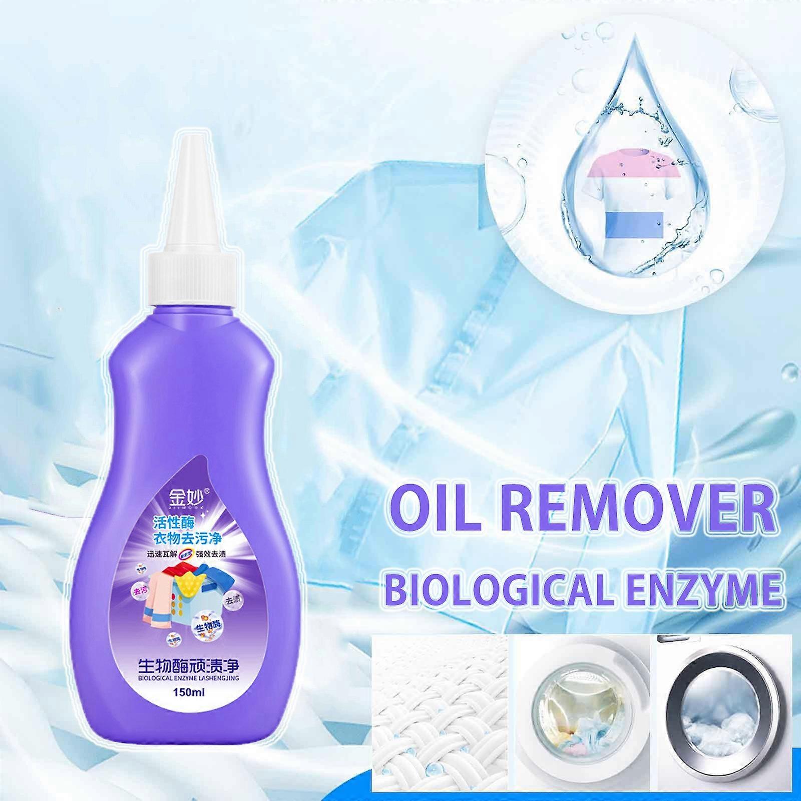 Husholdningsartikler Bioenzyme Stubborn Stain Net 150Ml Decontamination Oil Stain No Residual Clothes Clean As New and Gentle Free Wash