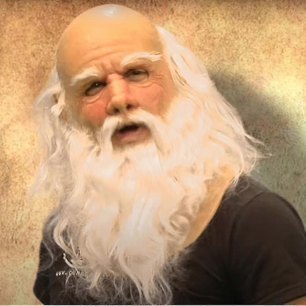 もう一人の私の老人クリスマスホリデー面白いマスクスーパーソフトサンタ大人