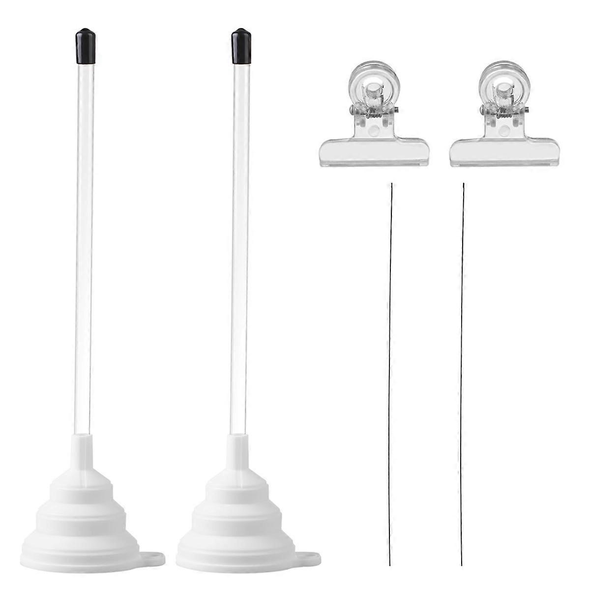 Beading Funnel & Tools Kit for Clay Beads - 2Pack Beading Tools with Needles for Jewelry Making Kit