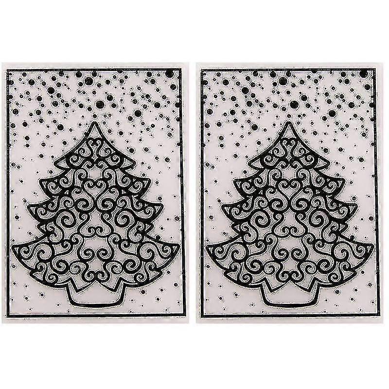 Paper Scrapbooking Embossing Templates (2pcs)