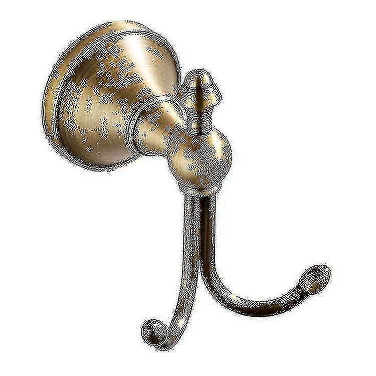 Doble robe hook solid brass bath towel hook