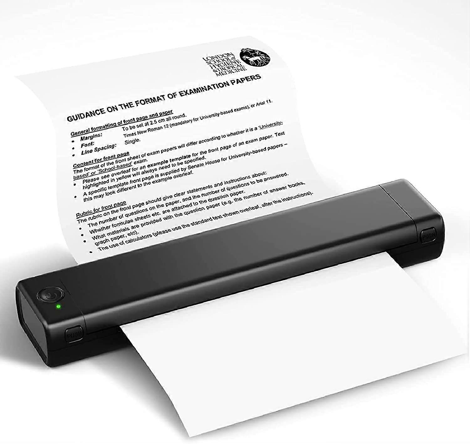 Redkid Portable Printers Wireless for Travel M08F A4Thermal Printer Use for Mobile Office Support 8.