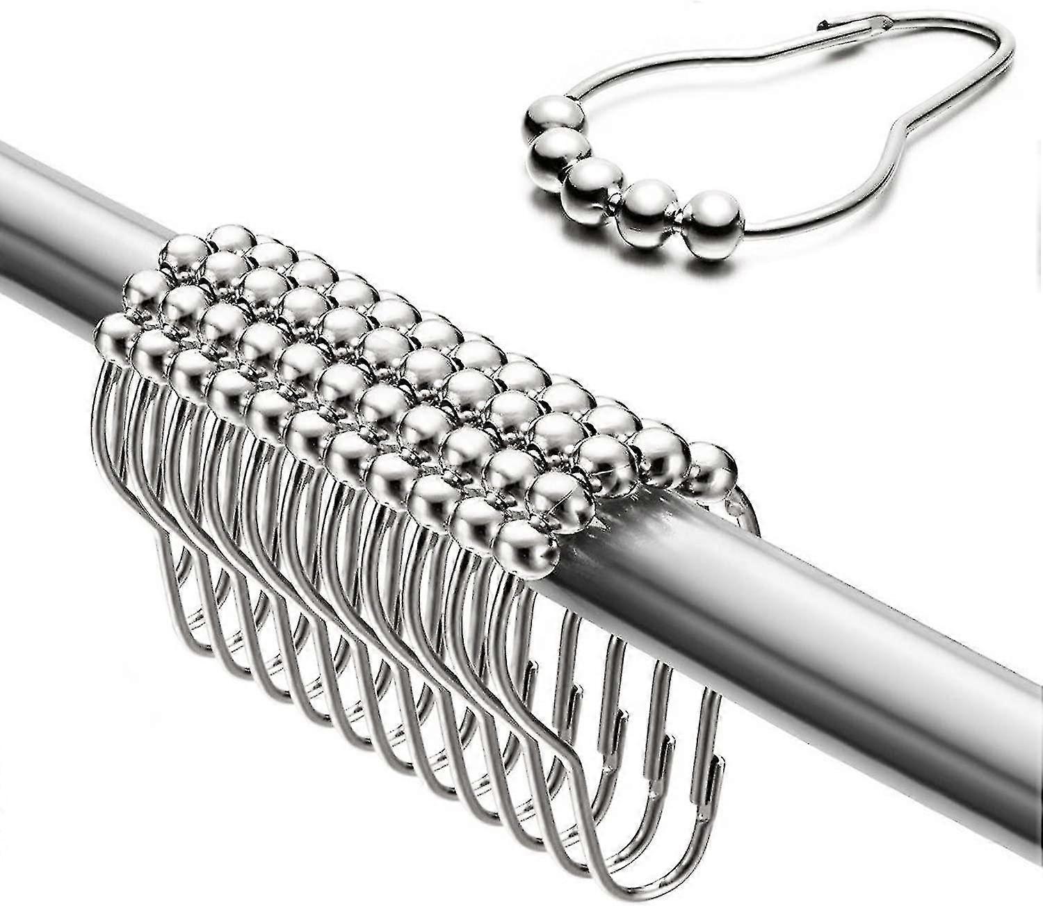 Mture Shower Curtain Rings With Sliding System