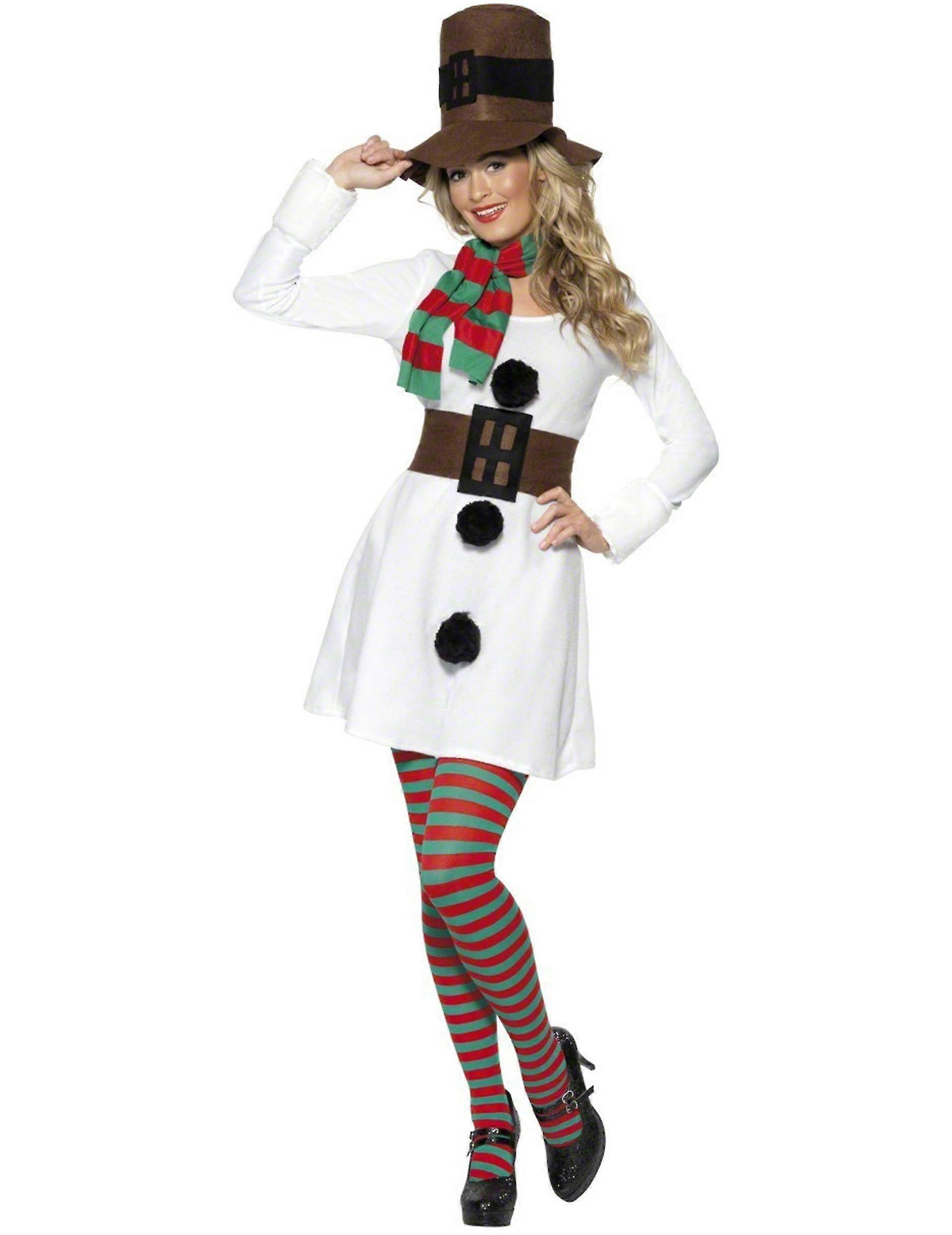 Women's Christmas snowman costume