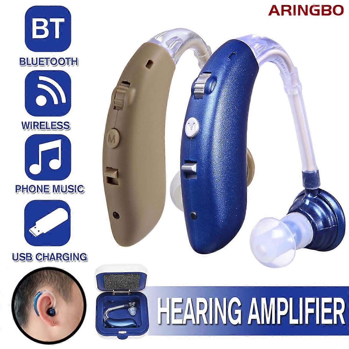Best USB Hearing Aid with Charger Medical Ear Apparatus Volume Control Adjustable Tone Deaf Equipment Free Shipping