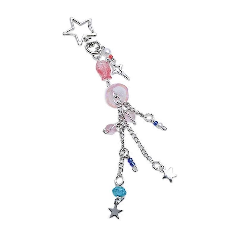 Long Tassels Keychain Ocean Inspired Design Keyrings for Keys and Cardholders