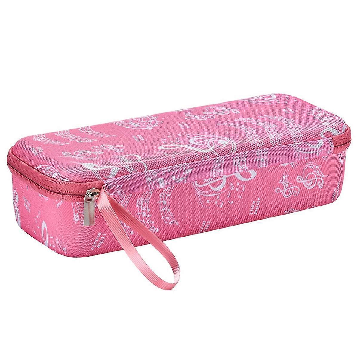 Suitable for Musical Instrument Storage Box, Electronic Tadpole Musical Note Protective Case-Pink