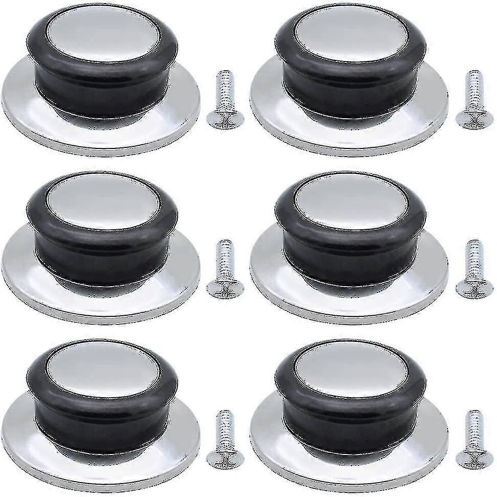 6 Pieces Heat Resistant Pot Lid Knob Replacement Handle Universal Handle For Pot Lids Pan Lids Cookware Pot Lid Handle Replacement Lid Knobs For Home