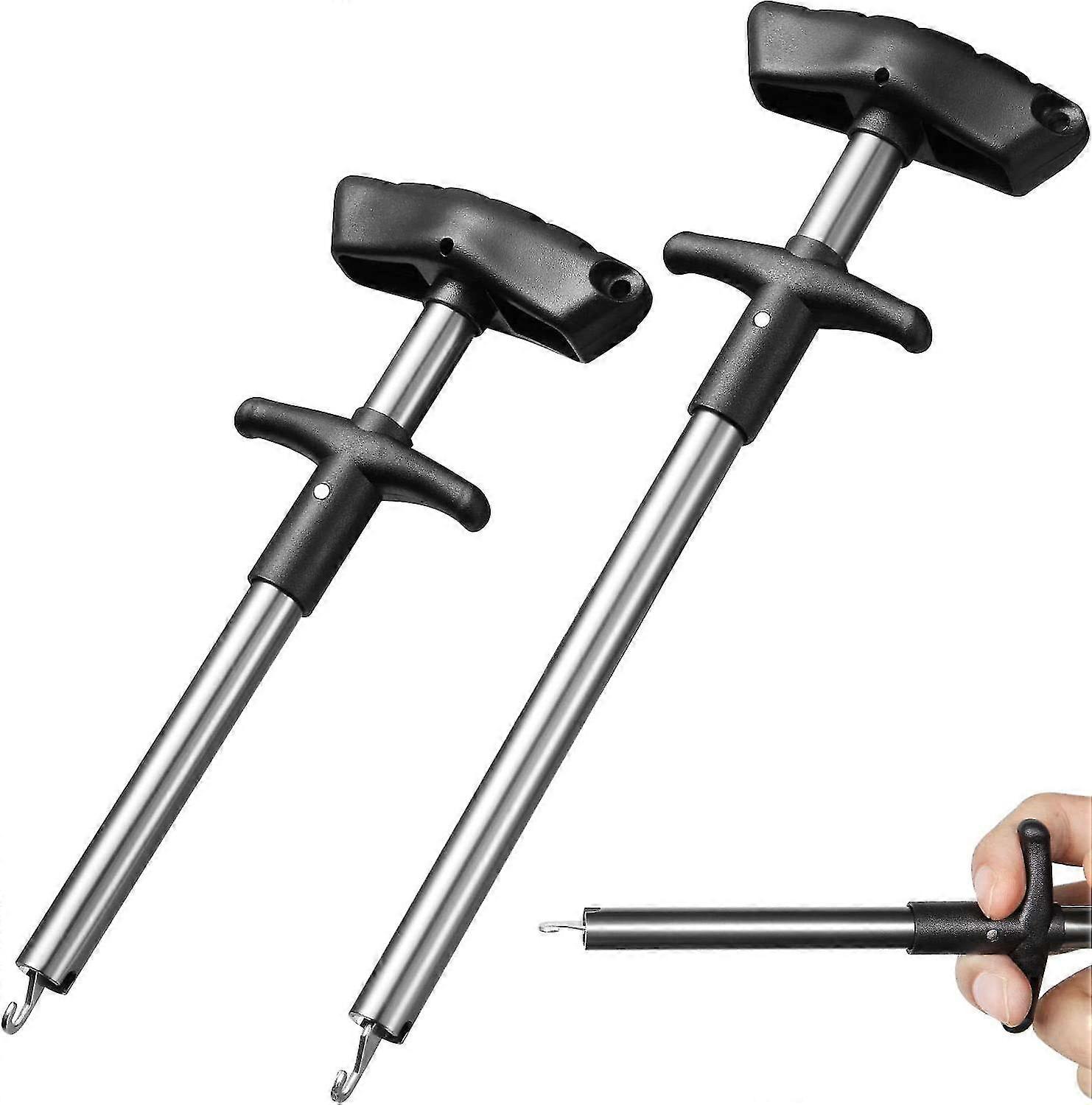 2 Pieces Fish Hook Remover T-shaped Hook Puller Fish Hook Separator Fishing Tool