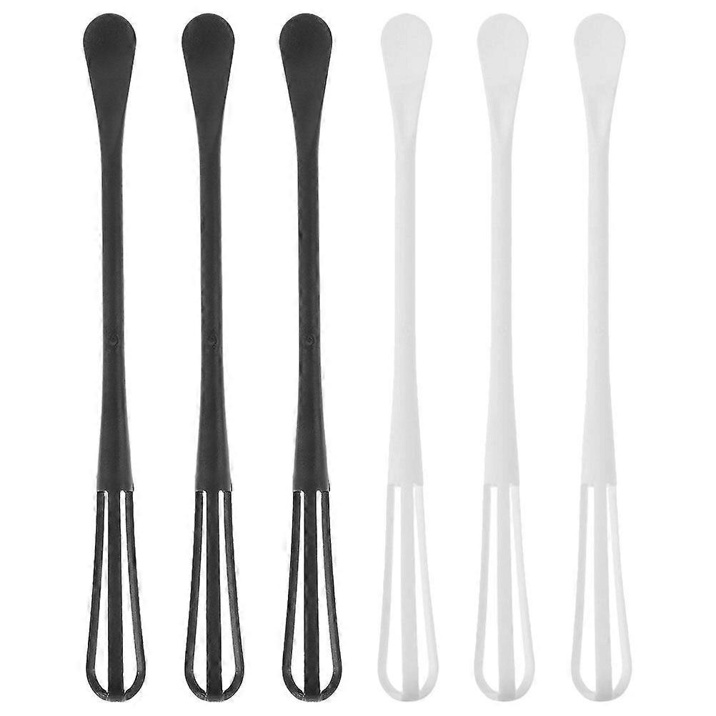 6Pcs Mini Whisks Egg Stirrer Kitchen Whisk for Blending Whisking Beating Frothing Stirring