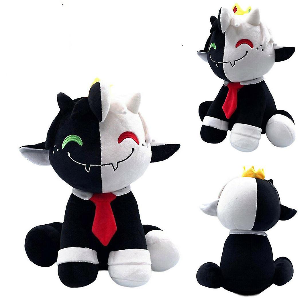 Plush Black And White Cat Doll Toy Gift Plush Doll